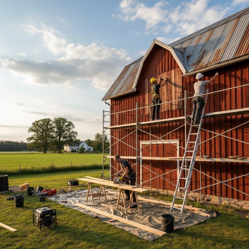 Barn Wall Repair in Kansas City, KS