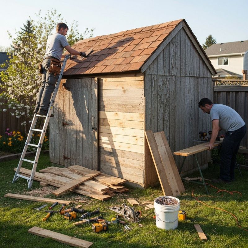 Shed Roof Repair in Wilmington, NC