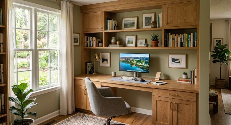 Built In Desk Installation in Charlotte, NC