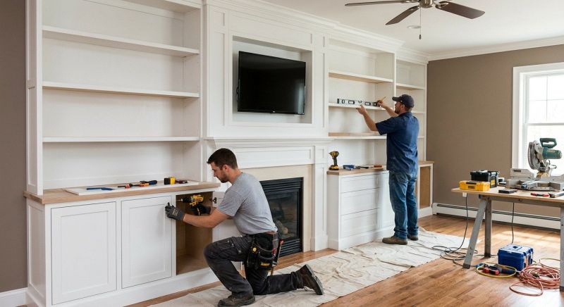 Built In Storage Installation in Annapolis, MD