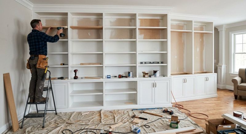 Built In Storage Installation in Winston Salem, NC