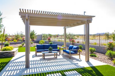 Curved Pergola Installation in Alpharetta, GA