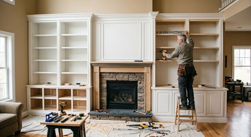 Fireplace Built Ins Installation in Durham, NC