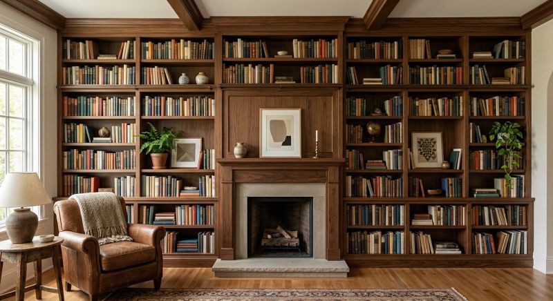Fireplace Shelves Installation in Alexandria, VA