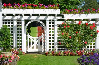 Garden Trellis Installation in Conroe, TX